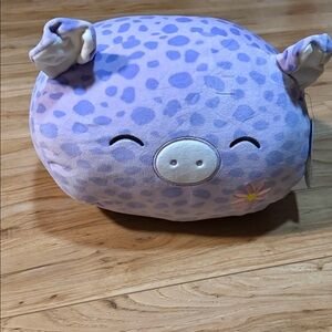 Squishmallows Lavender Polka Dot Pammy Plush